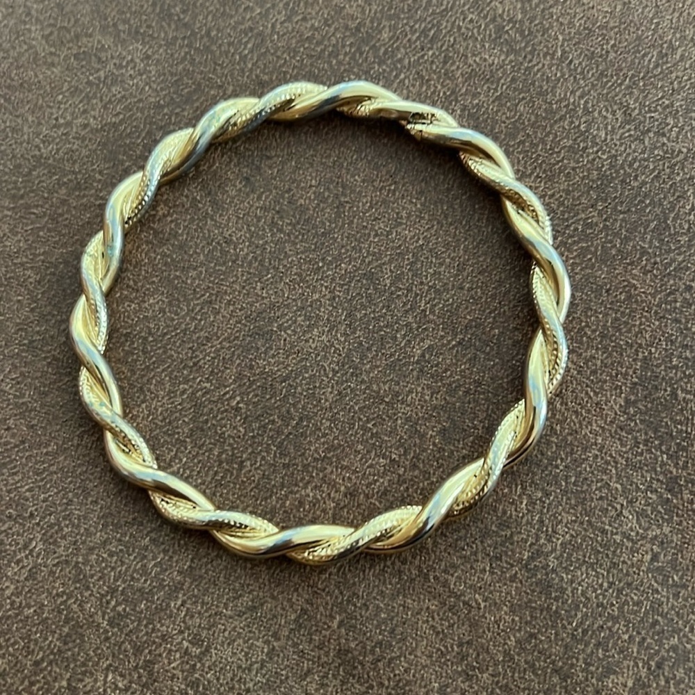 TWISTED Monet Vintage Golden Bangle